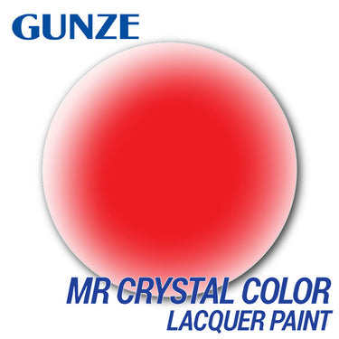 Mr Hobby (Gunze) XC03 Acrylic Mr Crystal Colour Ruby Red Lacquer Paint 10ml